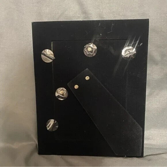 Green Tree Gallery picture frame 5x7 black picture frame, Gold Accents New - Picture 5 of 6